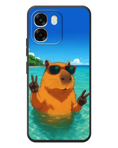 Чохол для OPPO A6 з картинкою «Морська капібара» Чохол для OPPO A6 з картинкою «Морська капібара»