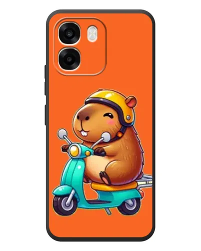 Чохол для OPPO A6 з картинкою «Капібара на скутері» Чохол для OPPO A6 з картинкою «Капібара на скутері»