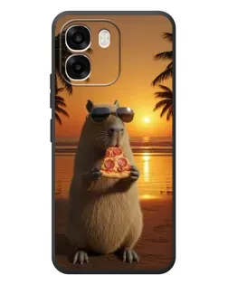 Чохол для OPPO A6 з картинкою «Капібара з піцою» Чохол для OPPO A6 з картинкою «Капібара з піцою»