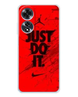 Чехол для OPPO A60 5G с картинкой «Nike Just Do It»