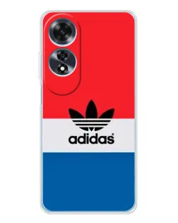 Чехол для OPPO A60 5G с картинкой «Ретро блоки Adidas»