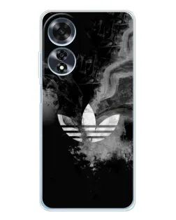 Чехол для OPPO A60 5G с картинкой «Абстрактный дым Adidas»