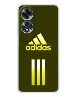 Чехол для OPPO A60 5G с картинкой «Оливковый градиент Adidas»