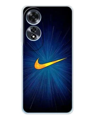 Чехол для OPPO A60 5G с картинкой «Синий пульс Nike» Чехол для OPPO A60 5G с картинкой «Синий пульс Nike»