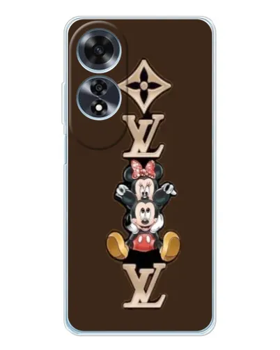 Чехол для OPPO A60 5G с картинкой «LV и Микки Маус» Чехол для OPPO A60 5G с картинкой «LV и Микки Маус»