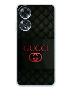 Чехол для OPPO A60 5G с картинкой «Gucci — стеганый черный»