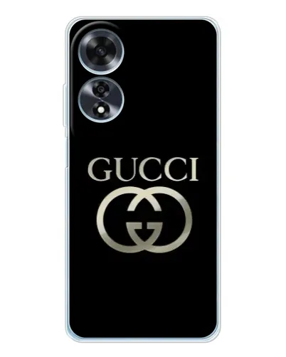 Чехол для OPPO A60 5G с картинкой «Gucci — золото на черном» Чехол для OPPO A60 5G с картинкой «Gucci — золото на черном»