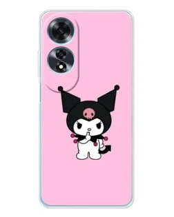 Чохол для OPPO A60 5G з картинкою «Kuromi — рожева ніжність»