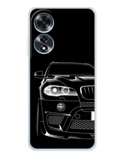 Чехол для OPPO A60 5G с картинкой «Темный силуэт BMW» Чехол для OPPO A60 5G с картинкой «Темный силуэт BMW»