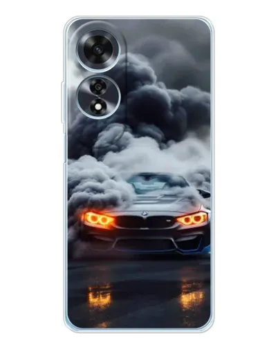 Чехол для OPPO A60 5G с картинкой «BMW в дыму»