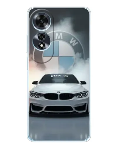 Чохол для OPPO A60 5G з картинкою «BMW в білому диму» Чохол для OPPO A60 5G з картинкою «BMW в білому диму»