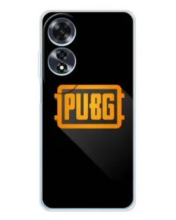 Чохол для OPPO A60 5G з картинкою «PUBG — рамка лого»