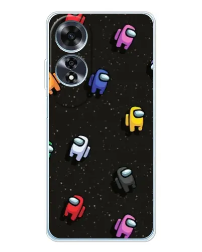 Чехол для OPPO A60 5G с картинкой «Космический паттерн Among Us» Чехол для OPPO A60 5G с картинкой «Космический паттерн Among Us»