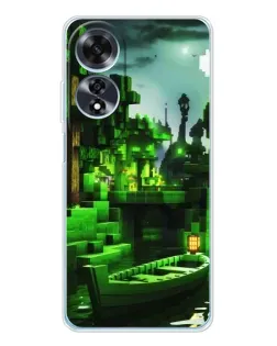 Чохол для OPPO A60 5G з картинкою «Minecraft лісовий пейзаж» Чохол для OPPO A60 5G з картинкою «Minecraft лісовий пейзаж»
