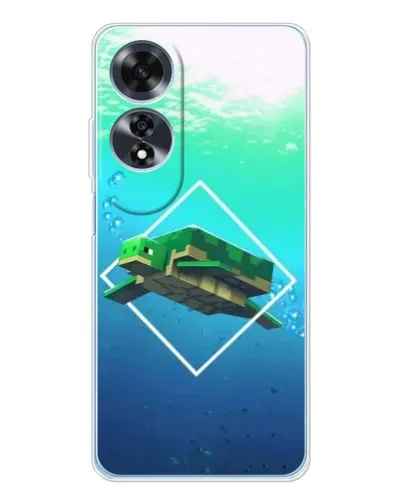 Чехол для OPPO A60 5G с картинкой «Черепаха Minecraft» Чехол для OPPO A60 5G с картинкой «Черепаха Minecraft»