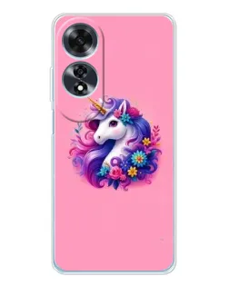 Чехол для OPPO A60 5G с картинкой «Сказочный единорог»