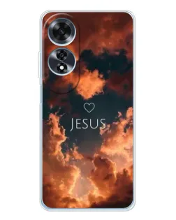 Чехол для OPPO A60 5G с картинкой «Сияние Имени Jesus»