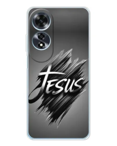 Чехол для OPPO A60 5G с картинкой «Надпись Jesus Graffiti» Чехол для OPPO A60 5G с картинкой «Надпись Jesus Graffiti»