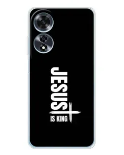 Чехол для OPPO A60 5G с картинкой «Вертикаль веры Jesus»