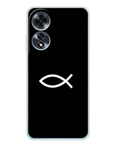 Чохол для OPPO A60 5G з картинкою «Символ риби Jesus» Чохол для OPPO A60 5G з картинкою «Символ риби Jesus»