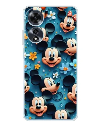 Чехол для OPPO A60 5G с картинкой «Паттерн Микки и Минни» Чехол для OPPO A60 5G с картинкой «Паттерн Микки и Минни»