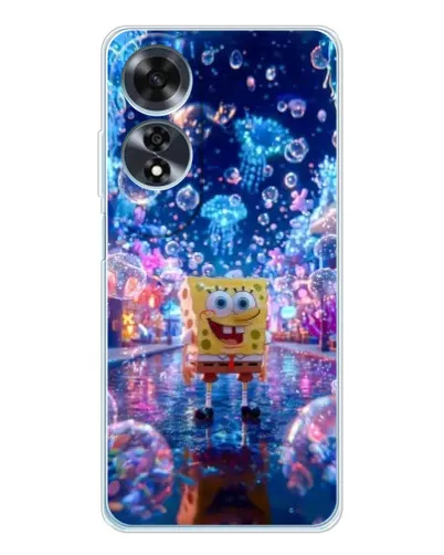 Чехол для OPPO A60 5G с картинкой «Неоновый океан»
