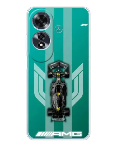 Чехол для OPPO A60 5G с картинкой «Mercedes AMG Petronas»