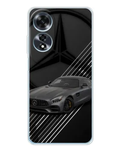 Чехол для OPPO A60 5G с картинкой «Mercedes AMG — графика»