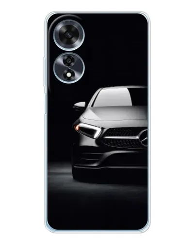 Чехол для OPPO A60 5G с картинкой «Свет фар Mercedes»