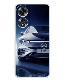Чехол для OPPO A60 5G с картинкой «Mercedes EQ — будущее»
