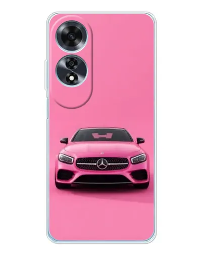 Чехол для OPPO A60 5G с картинкой «Розовый Mercedes AMG» Чехол для OPPO A60 5G с картинкой «Розовый Mercedes AMG»