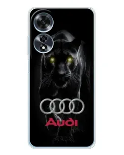 Чехол для OPPO A60 5G с картинкой «Пантера и Audi» Чехол для OPPO A60 5G с картинкой «Пантера и Audi»