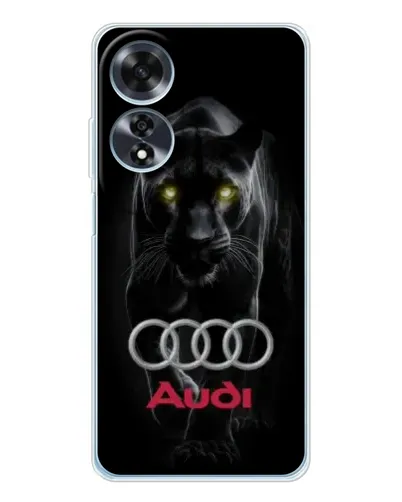 Чехол для OPPO A60 5G с картинкой «Пантера и Audi» Чехол для OPPO A60 5G с картинкой «Пантера и Audi»