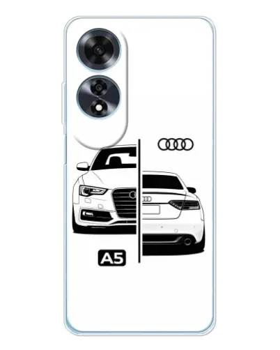Чехол для OPPO A60 5G с картинкой «Audi — контрастный дизайн» Чехол для OPPO A60 5G с картинкой «Audi — контрастный дизайн»