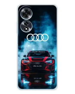 Чехол для OPPO A60 5G с картинкой «Audi Sport — неон» Чехол для OPPO A60 5G с картинкой «Audi Sport — неон»