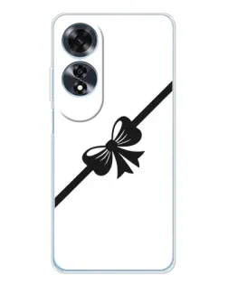 Чехол для OPPO A60 5G с картинкой «Диагональный бант»