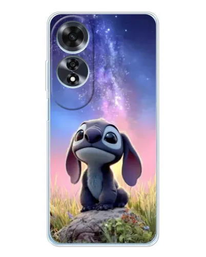 Чехол для OPPO A60 5G с картинкой «Стич на рассвете»