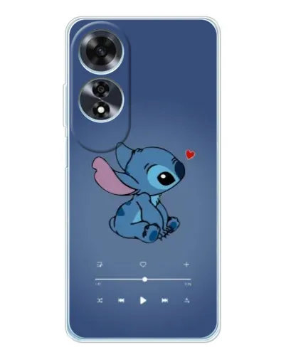 Чехол для OPPO A60 5G с картинкой «Музыкальный Stitch»