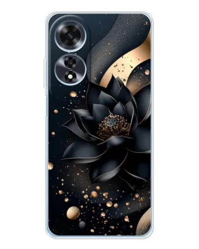 Чехол для OPPO A60 5G с картинкой «Черный лотос» Чехол для OPPO A60 5G с картинкой «Черный лотос»