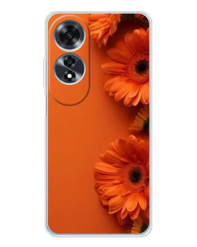 Чехол для OPPO A60 5G с картинкой «Оранжевые герберы» Чехол для OPPO A60 5G с картинкой «Оранжевые герберы»