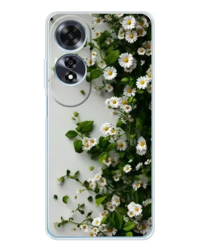 Чехол для OPPO A60 5G с картинкой «Ветка мелких белых цветов» Чехол для OPPO A60 5G с картинкой «Ветка мелких белых цветов»