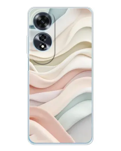 Чехол для OPPO A60 5G с картинкой «Пастельные нежные волны»