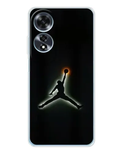 Чехол для OPPO A60 с картинкой «Jordan Gradient Logo»