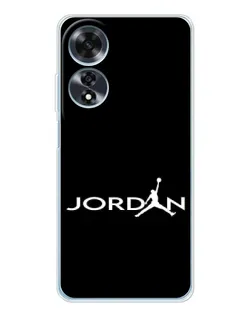 Чехол для OPPO A60 с картинкой «Jordan White Logo» Чехол для OPPO A60 с картинкой «Jordan White Logo»