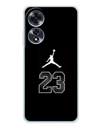 Чехол для OPPO A60 с картинкой «Jordan Flight 23»