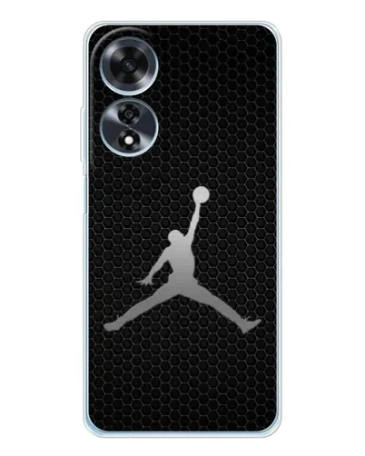 Чехол для OPPO A60 с картинкой «Jordan Dark Carbon»