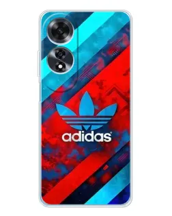 Чехол для OPPO A60 с картинкой «Абстракция Adidas»
