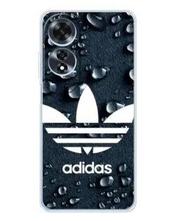 Чехол для OPPO A60 с картинкой «Adidas Trefoil Blue»