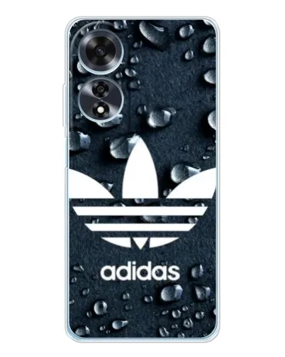 Чехол для OPPO A60 с картинкой «Adidas Trefoil Blue»