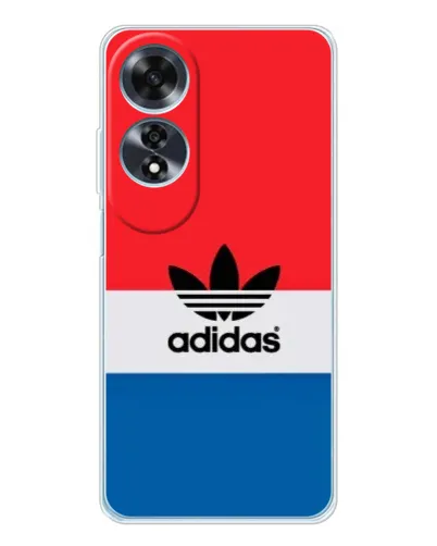 Чехол для OPPO A60 с картинкой «Ретро блоки Adidas»
